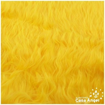 TELA DE PELO AMARILLO OSCURO PARA CONFECCIÓN 150cm
