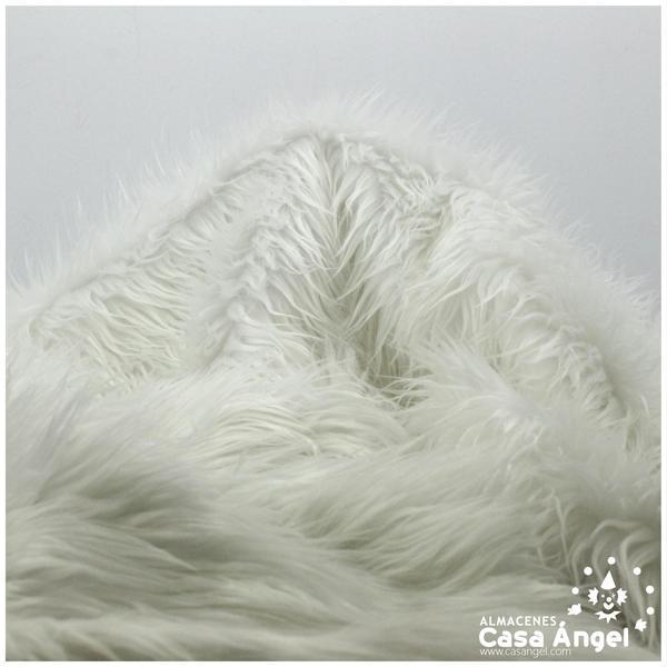 TELA DE PELO BLANCO PARA CONFECCIÓN 150cm