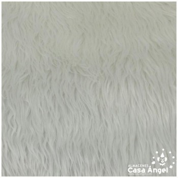 TELA DE PELO BLANCO PARA CONFECCIÓN 150cm
