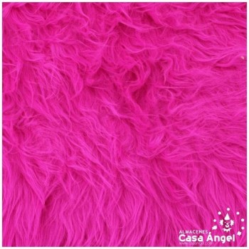 TELA DE PELO FUCSIA PARA CONFECCIÓN 150cm