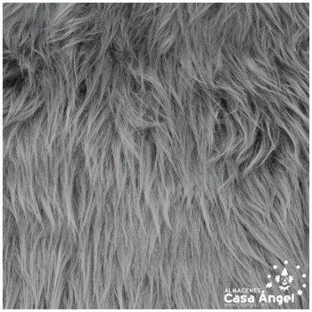 TELA DE PELO GRIS PARA CONFECCIÓN 150cm