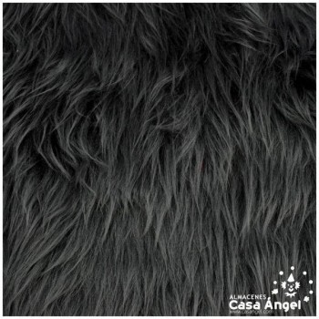 TELA DE PELO NEGRO PARA CONFECCIÓN 150cm