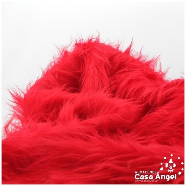TELA DE PELO ROJO PARA CONFECCIÓN 150cm
