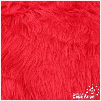 TELA DE PELO ROJO PARA CONFECCIÓN 150cm