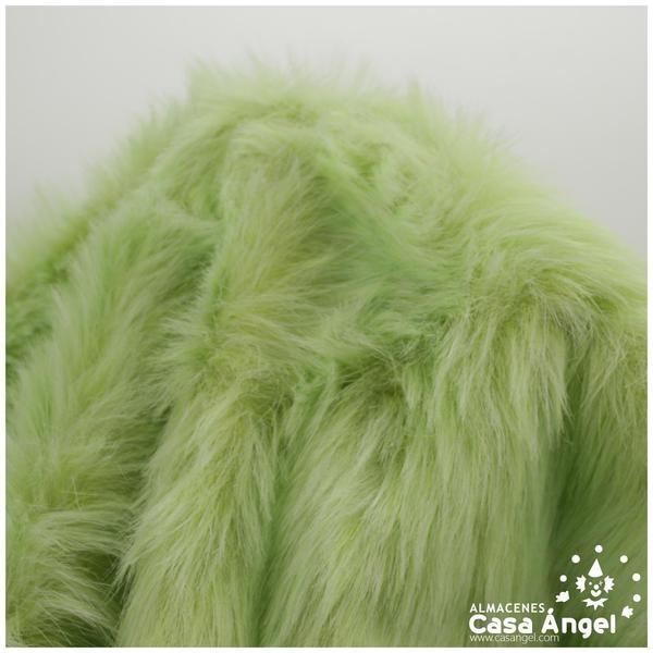 TELA DE PELO VERDE AGUA PARA CONFECCIÓN 150cm