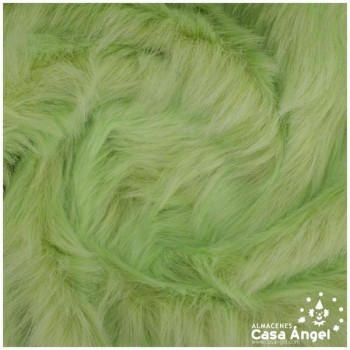TELA DE PELO VERDE AGUA PARA CONFECCIÓN 150cm