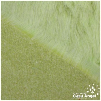 TELA DE PELO VERDE AGUA PARA CONFECCIÓN 150cm