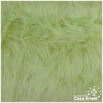 TELA DE PELO VERDE AGUA PARA CONFECCIÓN 150cm