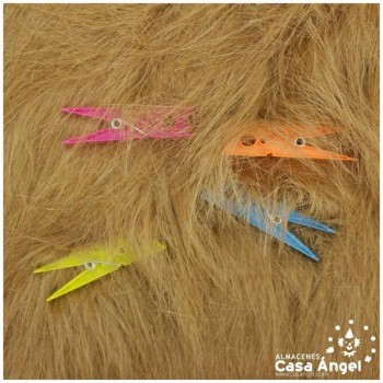 TELA DE PELO MARRÓN CAMEL EXTRALARGO 150cm