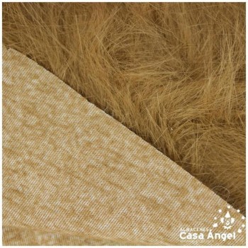 TELA DE PELO MARRÓN CAMEL EXTRALARGO 150cm