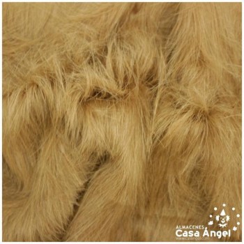 TELA DE PELO MARRÓN CAMEL EXTRALARGO 150cm