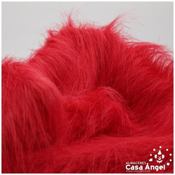 TELA DE PELO ROJO EXTRALARGO 150cm