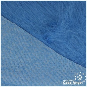 TELA DE PELO TURQUESA EXTRALARGO 150cm