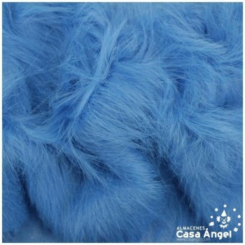 TELA DE PELO TURQUESA EXTRALARGO 150cm