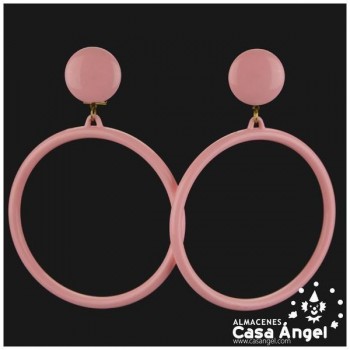 PENDIENTES DE ARO EN VARIOS COLORES ADULTO