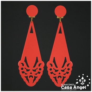PENDIENTES DE FLAMENCA EN VARIOS COLORES ADULTO