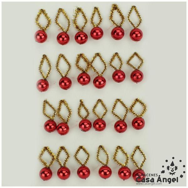 BOLAS CON ESPUMILLÓN ROJO 14mm