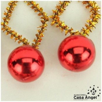 BOLAS CON ESPUMILLÓN ROJO 14mm
