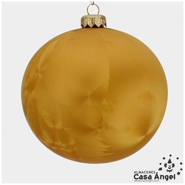 BOLA DE CRISTAL PERLADA ORO 12cm