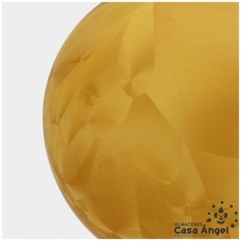 BOLA DE CRISTAL PERLADA ORO 12cm