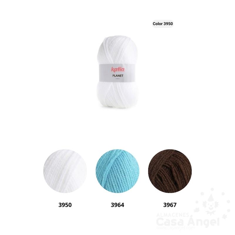 LANA 100% ACRÍLICA DE GROSOR MEDIO 100g
