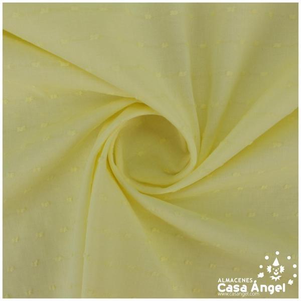 PLUMETI AMARILLO DE ALGODÓN BATISTA 150cm
