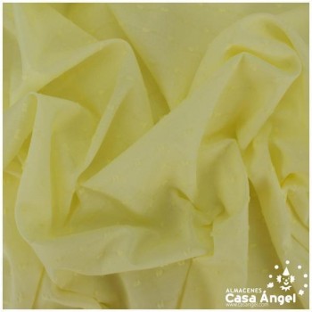 PLUMETI AMARILLO DE ALGODÓN BATISTA 150cm