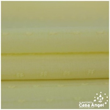 PLUMETI AMARILLO DE ALGODÓN BATISTA 150cm