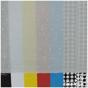 PLUMETI GRIS DE ALGODÓN BATISTA 150cm