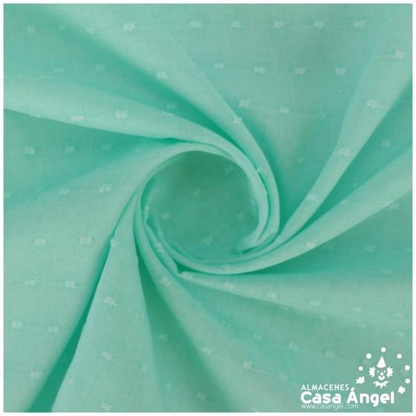 PLUMETI VERDE AGUA DE ALGODÓN BATISTA 150cm