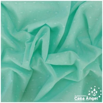 PLUMETI VERDE AGUA DE ALGODÓN BATISTA 150cm