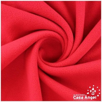 POLAR ROJO LISO EXTRA ANTIPEELING 150cm
