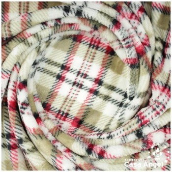 CORALINA DE CUADROS TARTÁN BEIGE150cm