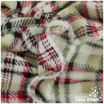 CORALINA DE CUADROS TARTÁN BEIGE150cm