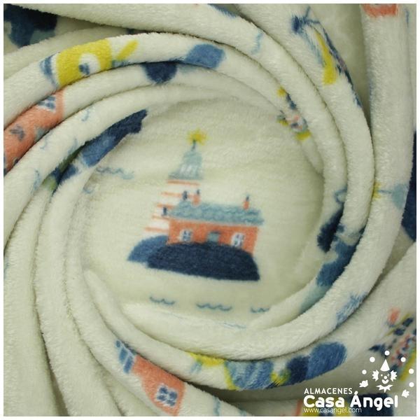 CORALINA ESTAMPADA MOTIVOS MARINEROS 150cm