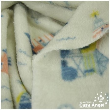 CORALINA ESTAMPADA MOTIVOS MARINEROS 150cm