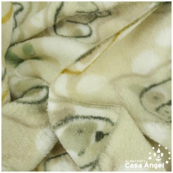 CORALINA ESTAMPADA PERROS EN BEIGE 150cm