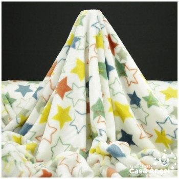 CORALINA ESTAMPADA ESTRELLAS MULTICOLOR 150cm
