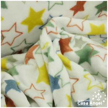 CORALINA ESTAMPADA ESTRELLAS MULTICOLOR 150cm