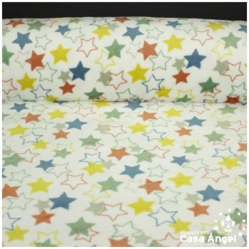 CORALINA ESTAMPADA ESTRELLAS MULTICOLOR 150cm