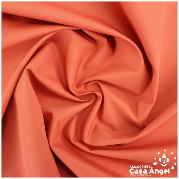 POPELÍN NARANJA TEJA SERIE ANDALUCÍA 160cm