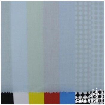 POPELÍN CELESTE SERIE BOMBAY 115cm