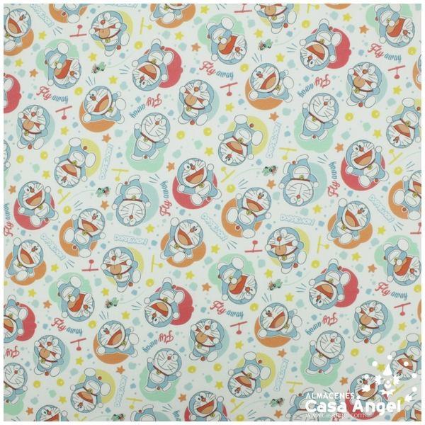 TELA ALGODÓN PERCAL LICENCIA 150cm DORAEMON