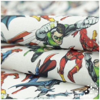 TELA ALGODÓN PERCAL LICENCIA 150cm MARVEL SUPERHÉROES