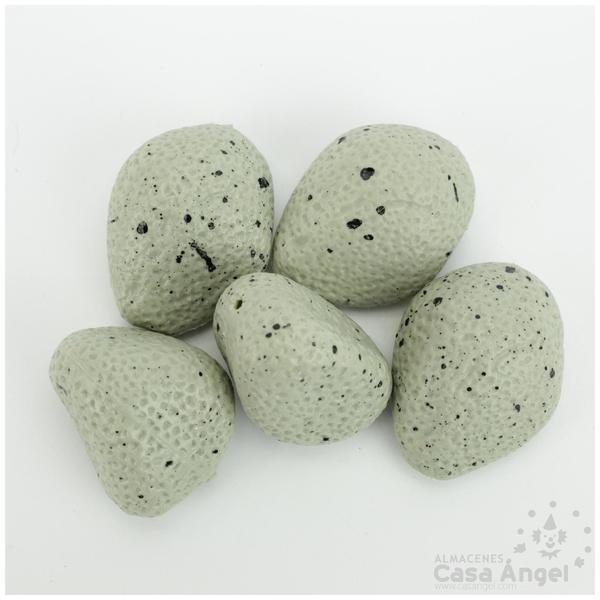 ROCAS DE PLÁSTICO 4cm SET DE 5 UNIDADES