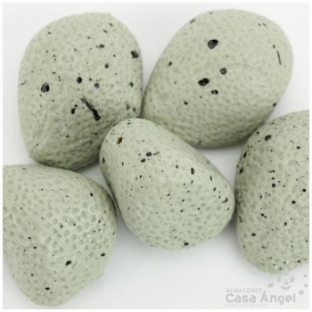 ROCAS DE PLÁSTICO 4cm SET DE 5 UNIDADES