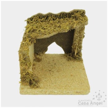 CUEVA DE MADERA PORTAL DE BELÉN 10cm