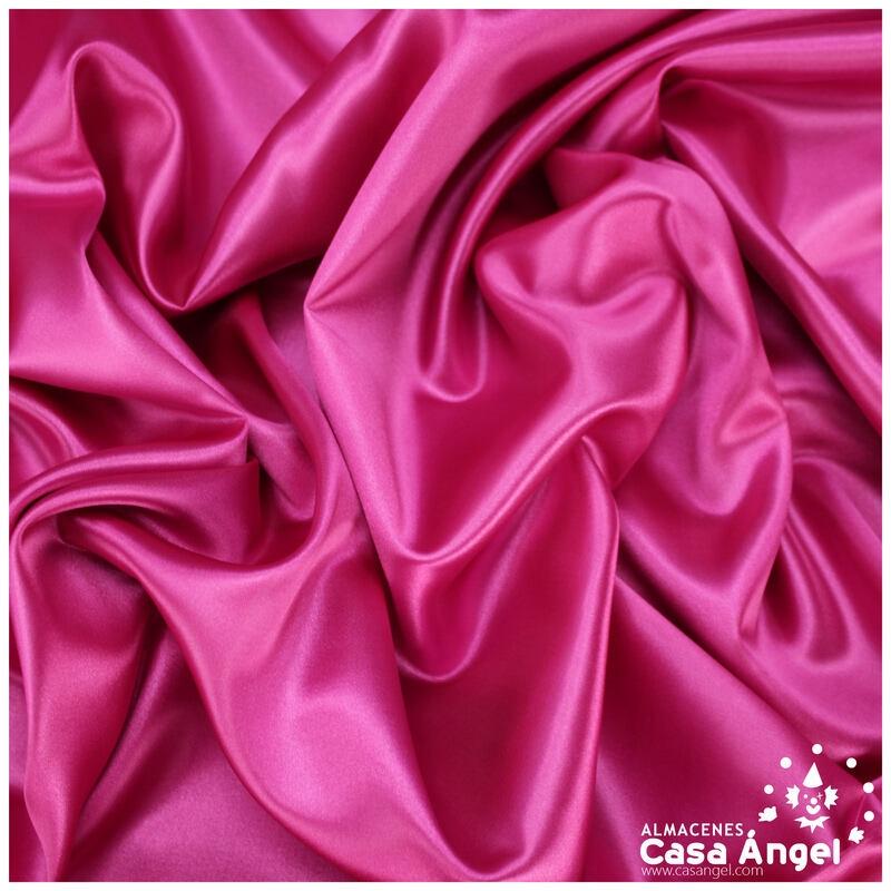 TEJIDO DE RASO FUCSIA INTENSO SERIE CALI 150cm