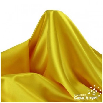 TELA DE RASO AMARILLO CLARO 150cm