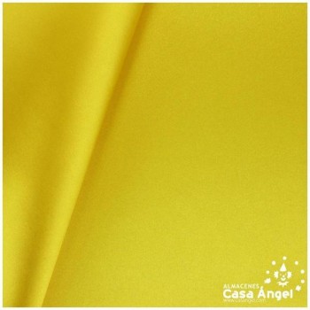 TELA DE RASO AMARILLO CLARO 150cm